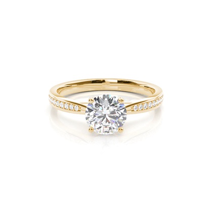 Yellow Gold Diamond Engagement Rings