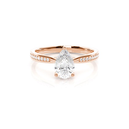 Pear Shaped Diamond Engagement Rings