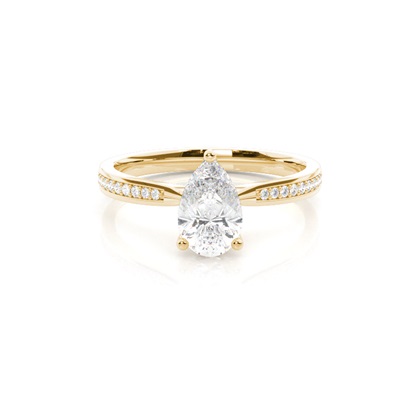 Yellow Gold Diamond Engagement Rings