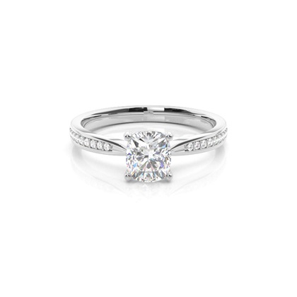 Cushion Cut Diamond Engagement Rings