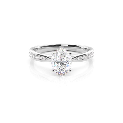 Oval Diamond Engagement Rings