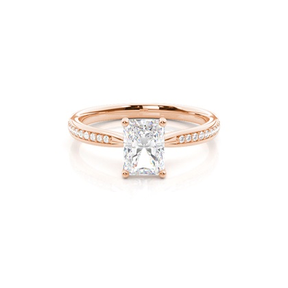 Rose Gold Diamond Engagement Rings