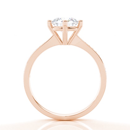 Rose Gold Moissanite Engagement Rings	