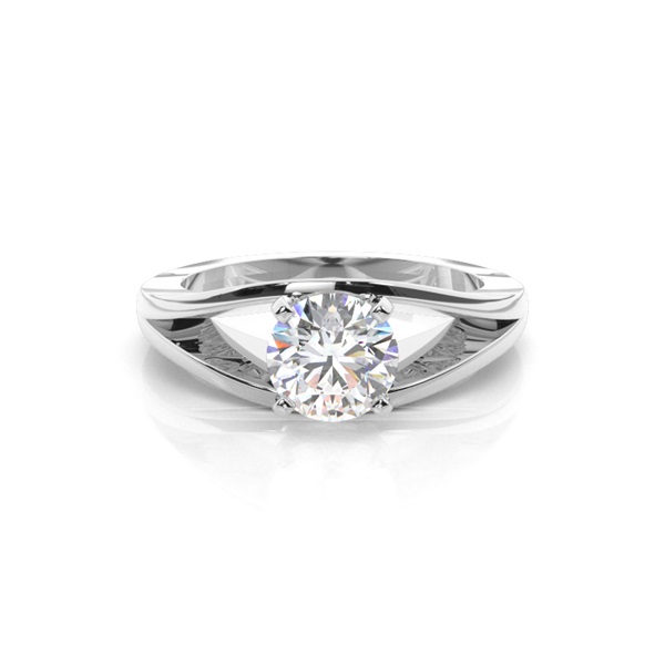 White Gold Diamond Engagement Ring