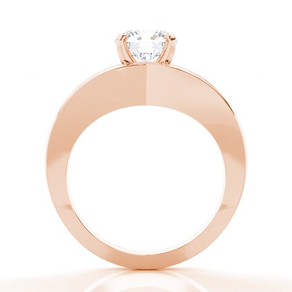 Rose Gold Moissanite Engagement Rings	