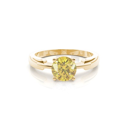 Yellow Gold Yellow Diamond Engagement Rings