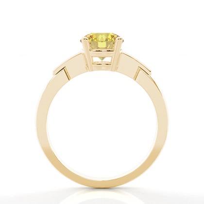 Yellow Gold Yellow Diamond Engagement Rings