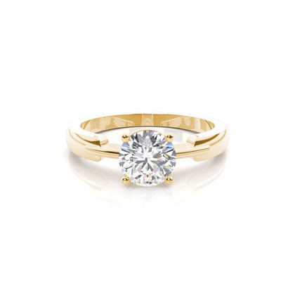 Round Solitaire Diamond Rings
