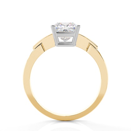 Diamantenring in einer Krappenfassung