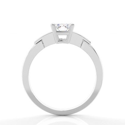 Emerald Cut Diamond Engagement Rings