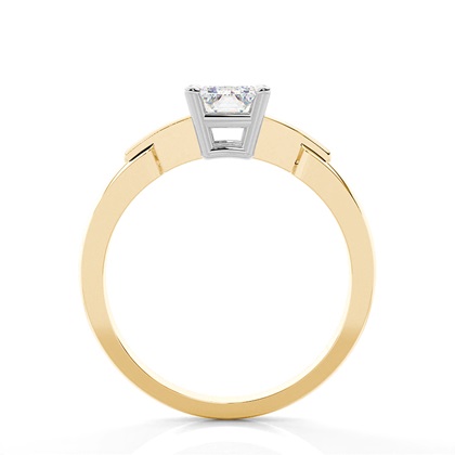 Diamantenring in einer Krappenfassung