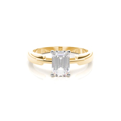 Emerald-Cut Diamond Rings