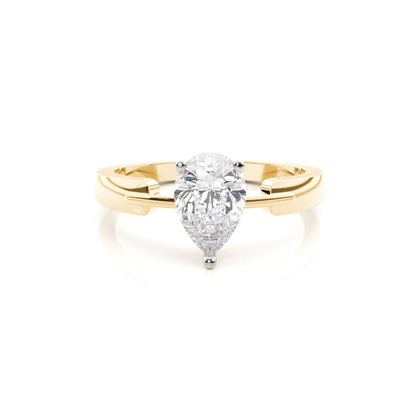 Mixed Metal Diamond Engagement rings