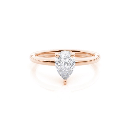 White Gold Moissanite Engagement Ring