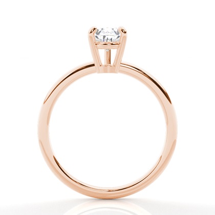 2.00 Carat Rotgold Solitärringe Verlobungsringe