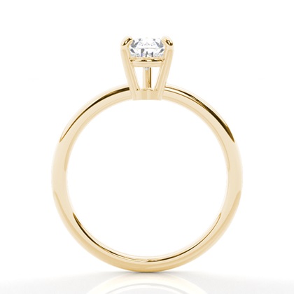 2.00 Carat Gelbgold Solitärringe Verlobungsringe