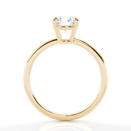 White Gold Round Diamond Engagement Ring