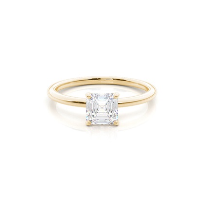 Asscher Diamond Rings