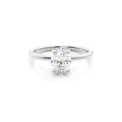 Oval Diamond Engagement Rings
