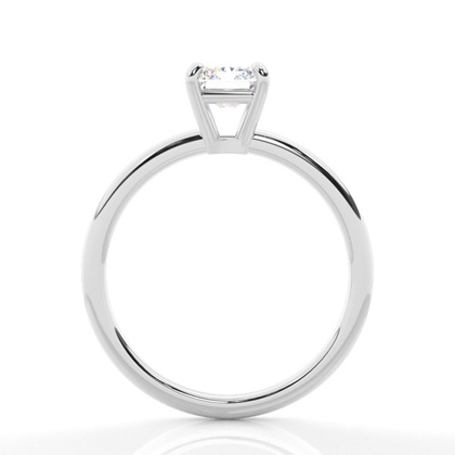 2.00 Carat Weißgold Einfache Verlobungsringe