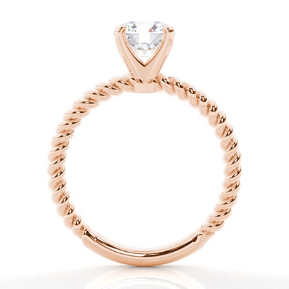 Rose Gold Diamond Engagement Rings