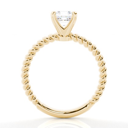 Asscher Gelbgold Diamantschmuck Geschenke