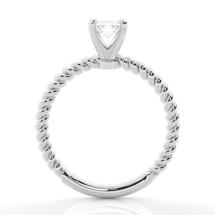 Emerald Cut Diamond Engagement Rings