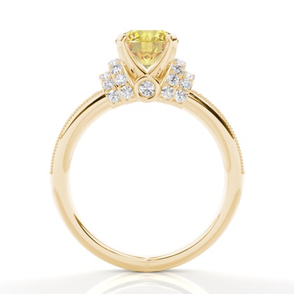 Yellow Gold Yellow Diamond Engagement Rings
