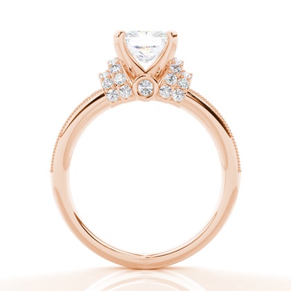 Princess Moissanite Engagement Rings