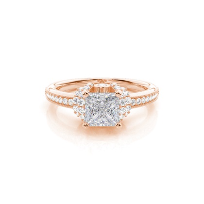 Princess Moissanite Engagement Rings