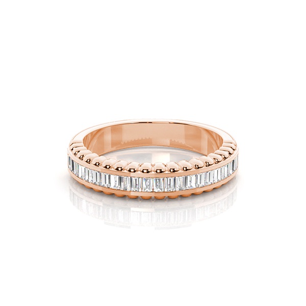 0.45ct. Channel Setting Half Eternity Diamond Ring