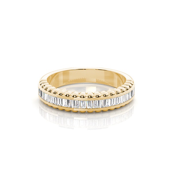 0.45ct. Channel Setting Half Eternity Diamond Ring