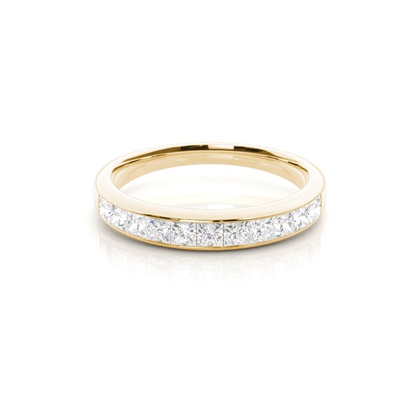 Yellow Gold Anniversary Diamond Rings
