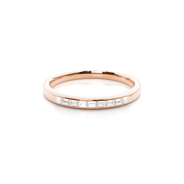 0.35ct. Channel Setting Half Eternity Diamond Ring