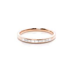 0.35ct. Channel Setting Half Eternity Diamond Ring