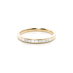 0.35ct. Channel Setting Half Eternity Diamond Ring