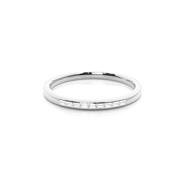 0.35ct. Channel Setting Half Eternity Diamond Ring