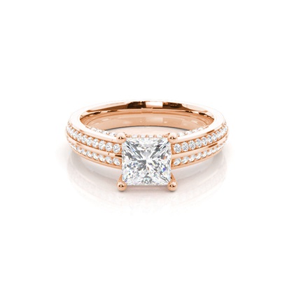 Princess Cut Diamond Engagement Rings
