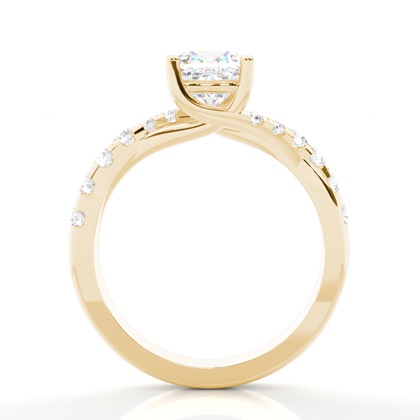 Cushion Cut Diamond Engagement Rings - 