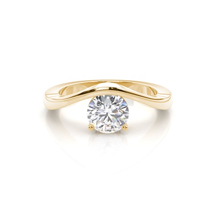 Yellow Gold Diamond Engagement Rings