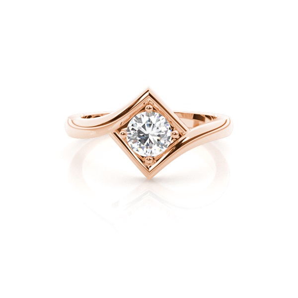 White Gold Diamond Engagement Ring