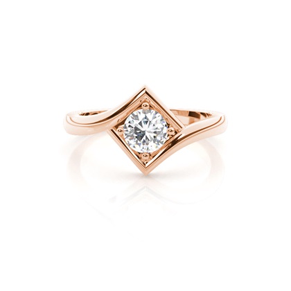 Rose Gold Diamond Engagement Rings