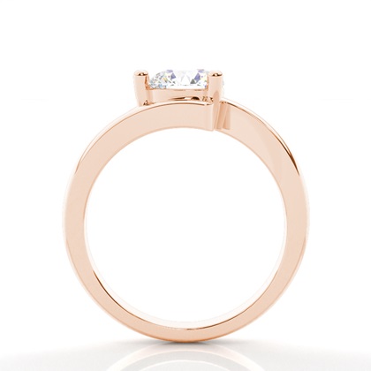 Rotgold Solitärringe Diamantringe