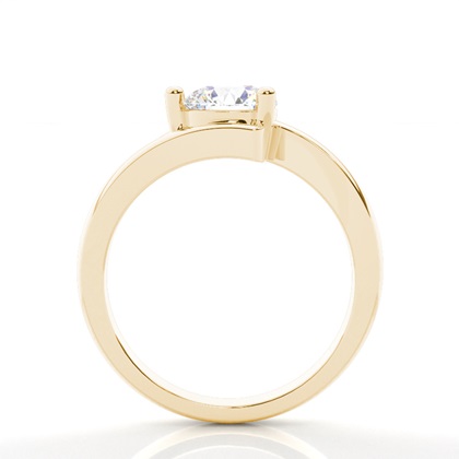 Gelbgold Solitärringe Diamantringe