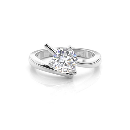 White Gold Diamond Engagement Ring