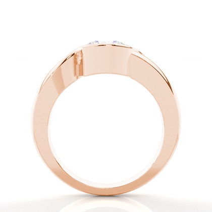 Rotgold Solitärringe Diamantringe