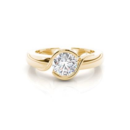 Yellow Gold Diamond Engagement Rings