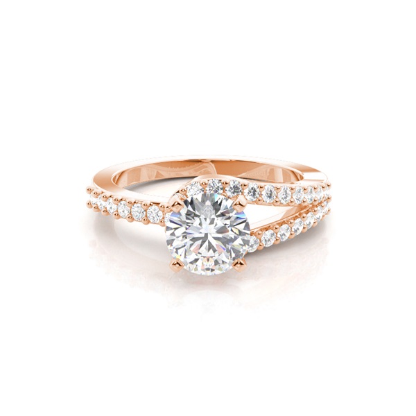 White Gold Diamond Engagement Ring