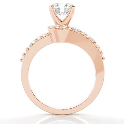 Rose Gold Diamond Engagement Rings