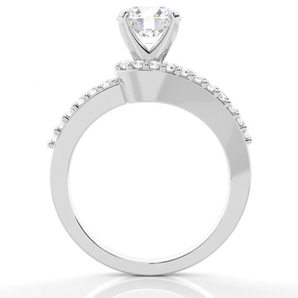 White Gold Diamond Engagement Ring